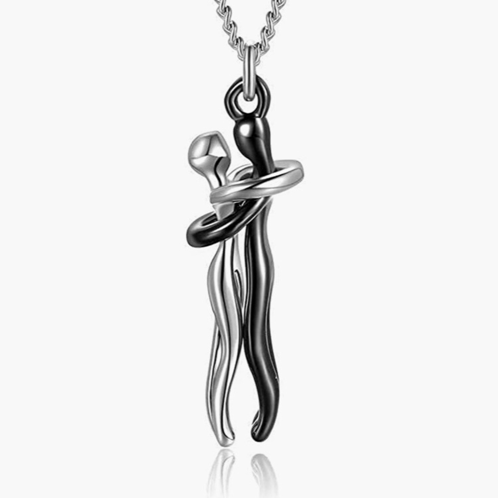 Couple Hug Necklace